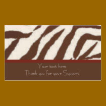 Fun & Whimsical animal print business cards business cards