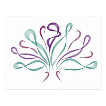 Fun whimsical bouquet post cards