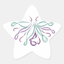 Fun whimsical bouquet sticker