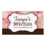Fun Whimsical Cupcake Business Cards