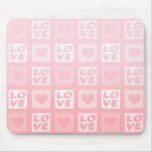 Fun Whimsical Love and Hearts Mouse Pad