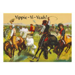Fun Wild West Yippie Yi Yeah Party Invitation