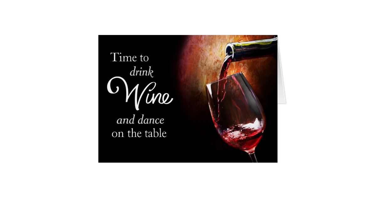 Fun Wine Enthusiast's Birthday Card Zazzle