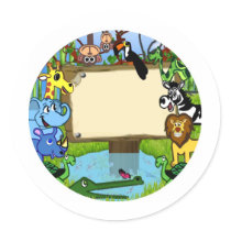 Fun with animals stickers
