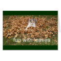 fun with leaves cards