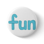 Fun word in aqua buttons buttons