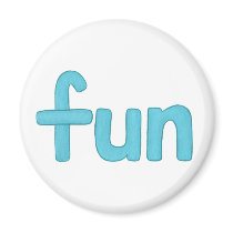 fun word in aqua magnet by Cherylsart fun word in aqua magnet