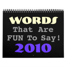 Fun Words Calendars