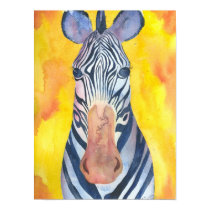 Fun Zebra Poster
