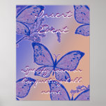Functions, events, banquets - customizable poster
