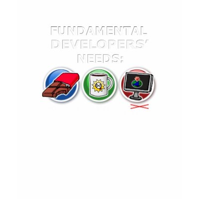 Fundamental developer needs tshirt by sinergiasincontrol