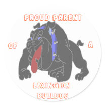 Fundraiser Bulldog Sticker