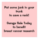 Fundraising Garage Sale Poster posters by pinuchkin Fundraising Garage Sale Poster posters