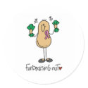 Fundraising Nut stickers
