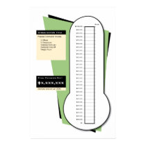 Fundraising Thermometer Including Date Column