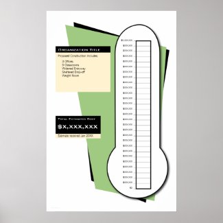 Fundraising Thermometer Posters