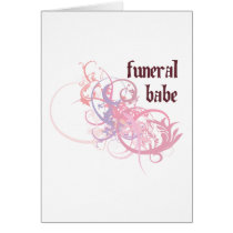 Funeral Babe cards