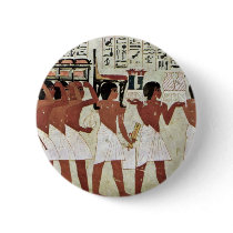 Funeral Details By Maler Der Grabkammer Des Ramose Pinback Buttons