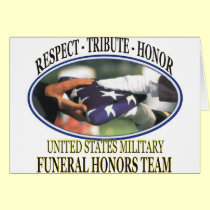 Funeral Honors cards