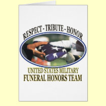 Funeral Honors cards