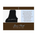 Funeral Memorial Prayer Card Photo Template :: 2A Post Card