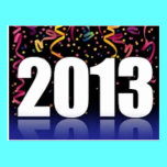 FunFetti 2013 New Years Postcard postcards