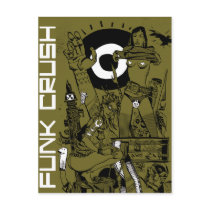 Funk Crush Postcard postcards by 40ozcomics Funk Crush Postcard postcards
