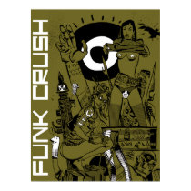 Funk Crush Print/Poster by 40ozcomics Funk Crush Print/Poster