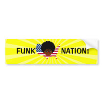 Funk Nation: The United States of Funk Bumper Sticker