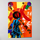 Funkart Funk retro vintage poster style gifts posters