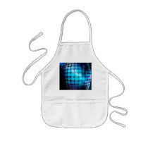 Funky 3D Circles Background Apron