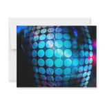 Funky 3D Circles Background Invitations