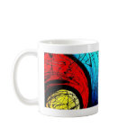 Funky Abstract Circles Art mugs