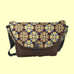 Funky Abstract Floral Messenger Bag messenger bags