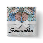 funky abstract swirl pattern pin