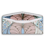 funky abstract swirl pattern envelope