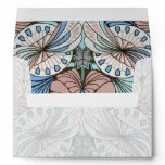 funky abstract swirl pattern envelopes
