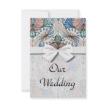 funky abstract swirl pattern invite