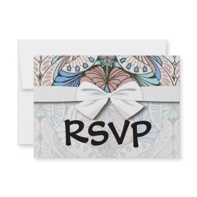 funky abstract swirl pattern announcement Zazzle_invitation