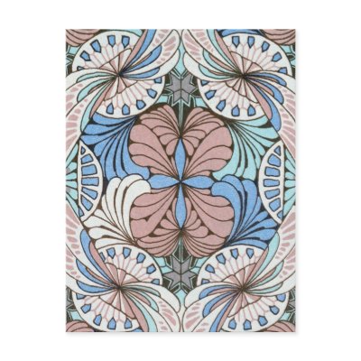 funky abstract swirl pattern post cards Zazzle_postcard