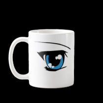 Funky "Anime eyes" Mug mugs