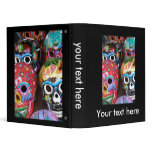 funky arts skulls binder