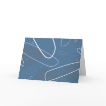 Funky atomic style greeting card