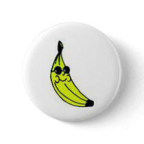 Funky Banana Button by Pacman_lover369 Funky Banana Button