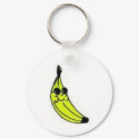 Funky Banana Keyring keychains