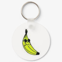Funky Banana Keyring keychains by Pacman_lover369 Funky Banana Keyring keychains