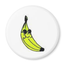 Funky Banana Magnet by Pacman_lover369 Funky Banana Magnet