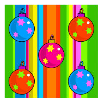 Funky Baubles posters by prawny Funky Baubles posters