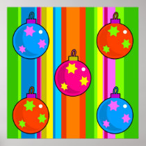 Funky Baubles Posters