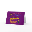 Funky Best Daughter Ever Gifts cards